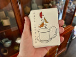 “Fall into tea” sticker