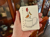 “Fall into tea” sticker