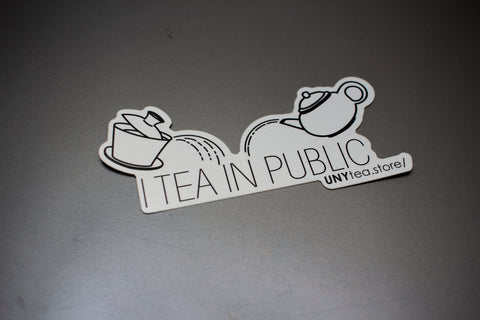 I tea in public sticker